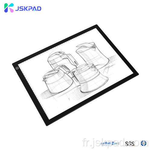 JSKPAD fournit une boîte à lumière de peinture pour tablette graphique à LED